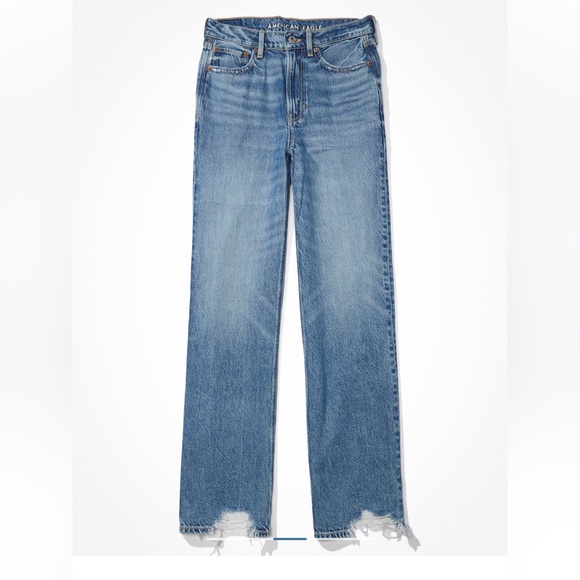 American Eagle Outfitters Super High-Rise Baggy Wide Leg Jeans 12 - Picture 2 of 9